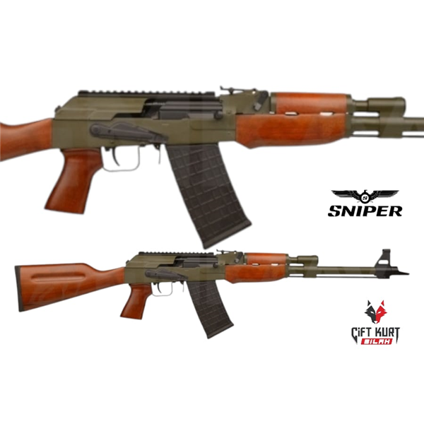 Sniper Arms SN-12 Yeşil Ağaç Şarjörlü Yivsiz Av Tüfeği